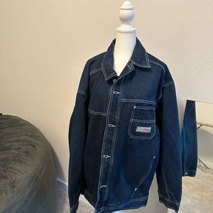 RocaWear denim Jean jacket, large, men, like new, old school classic